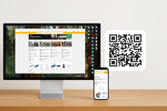 PC und QR-Code